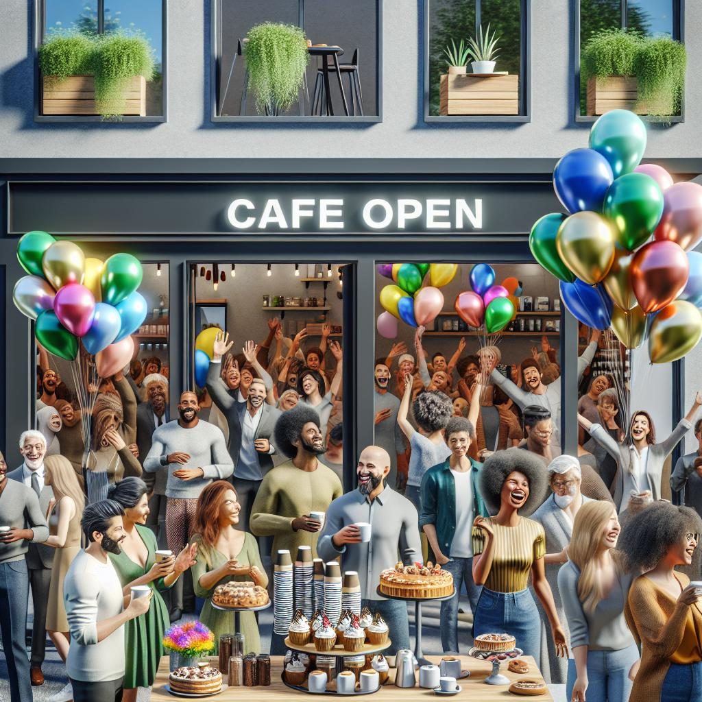 New Cafe Opening Celebration