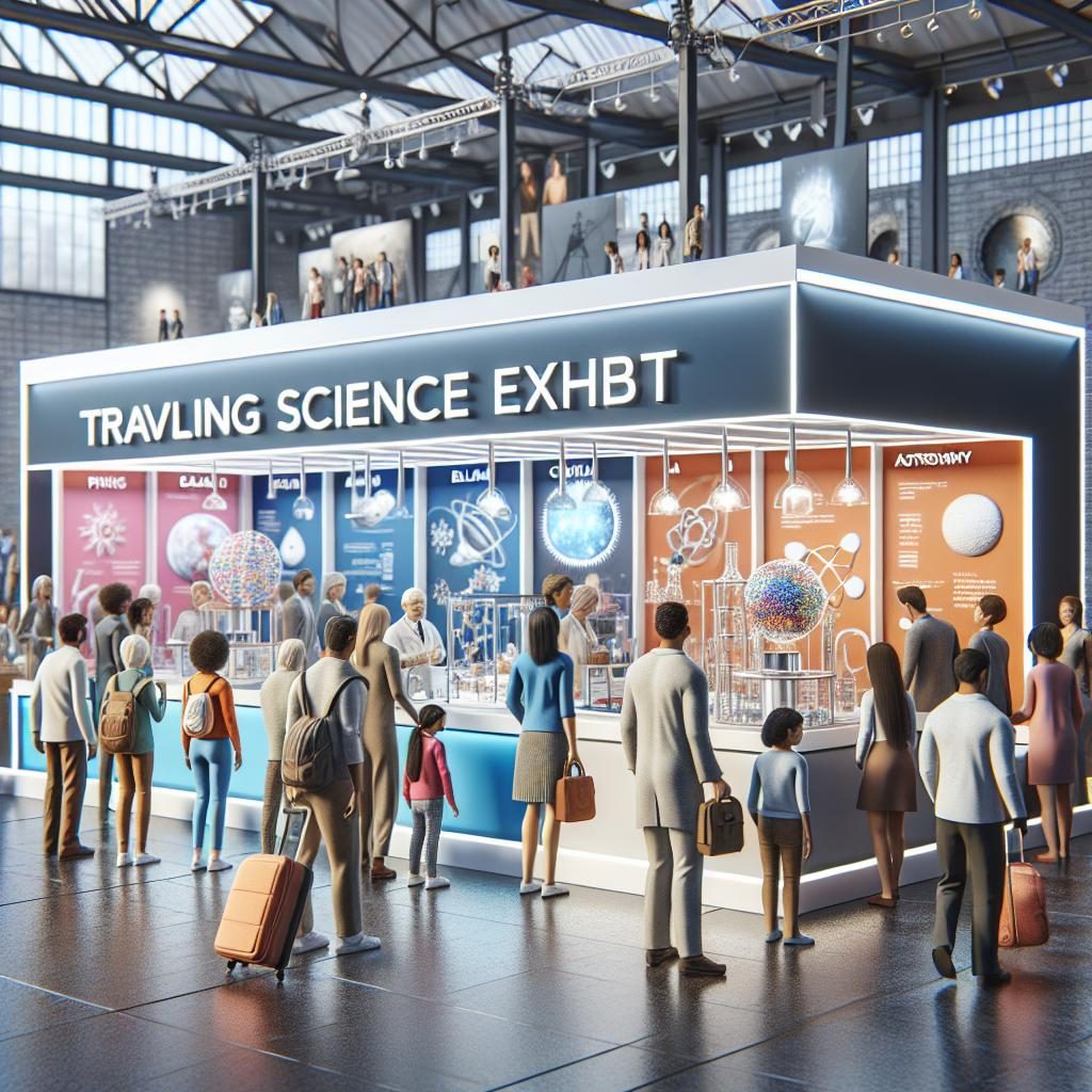 Interactive traveling science exhibit