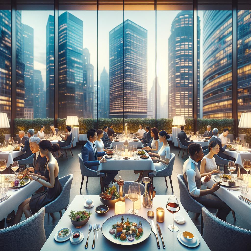 Luxurious urban dining experience.