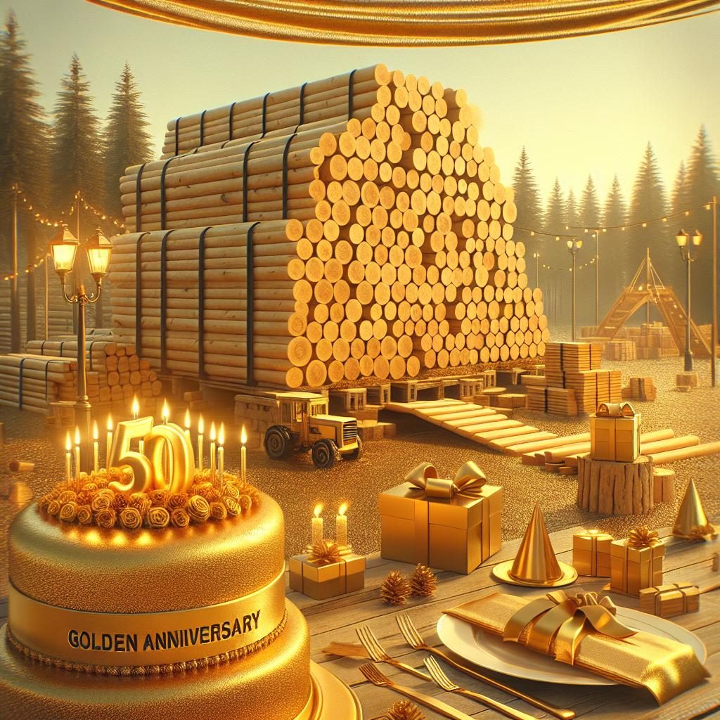 "Golden anniversary lumber celebration"