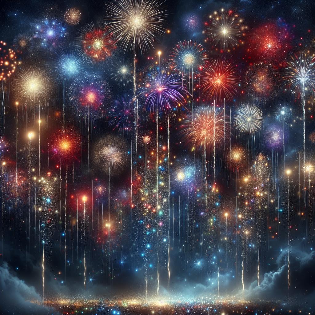 Celebratory fireworks displayexels.