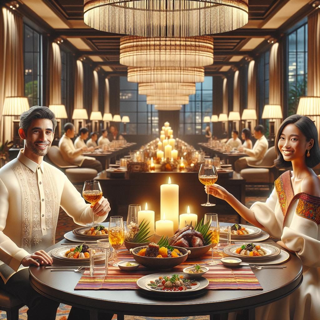 Upscale Filipino dining experience.