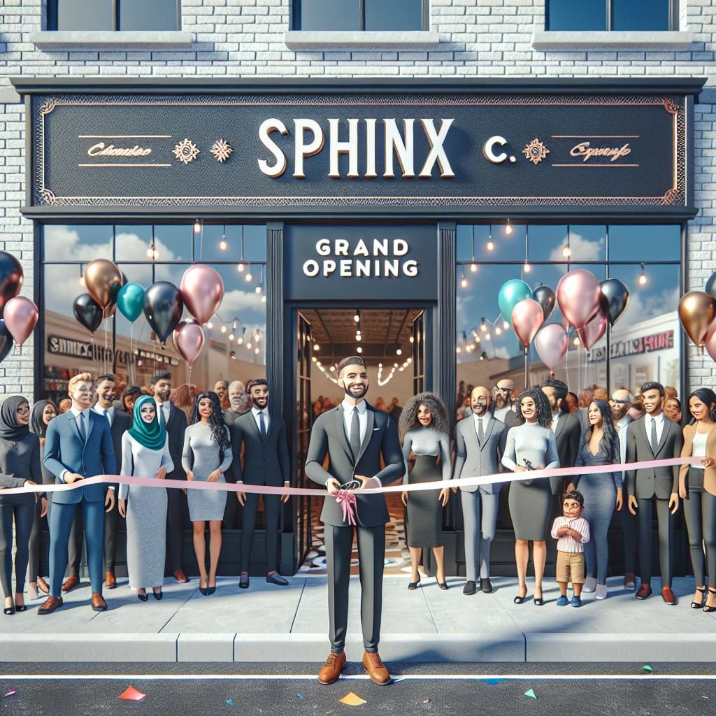 "Sphinx Co. retail grand opening"