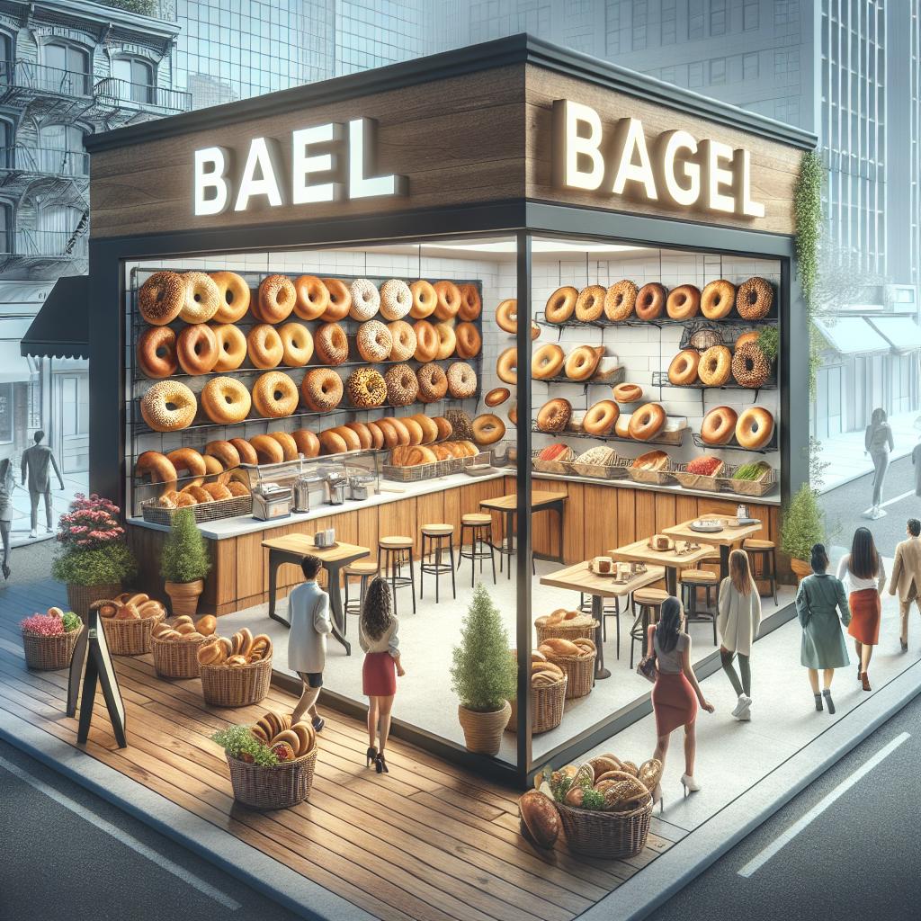 Bagel shop expansion concept.