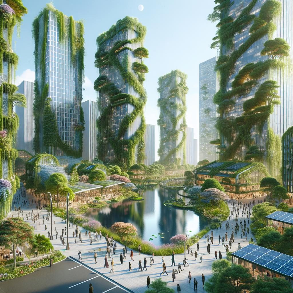 "Green urban oasis concept"