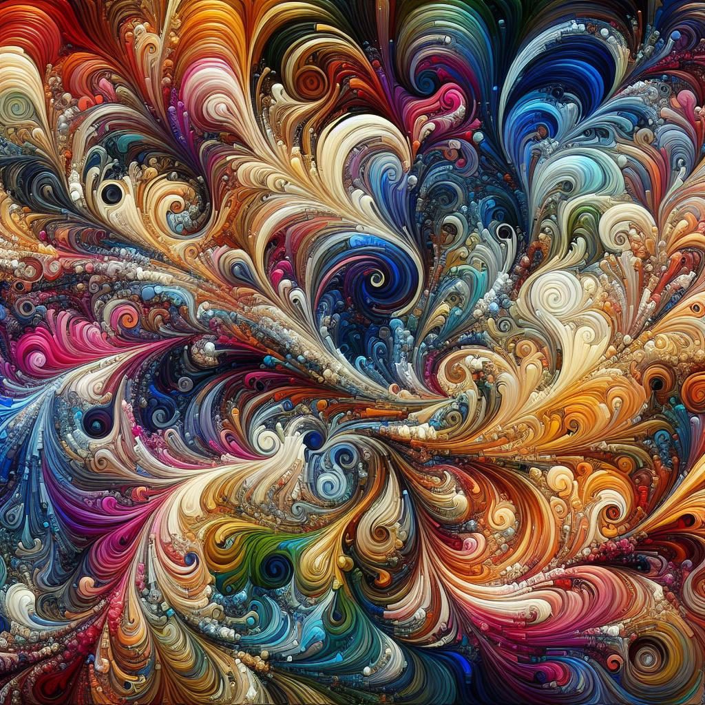 Colorful abstract art