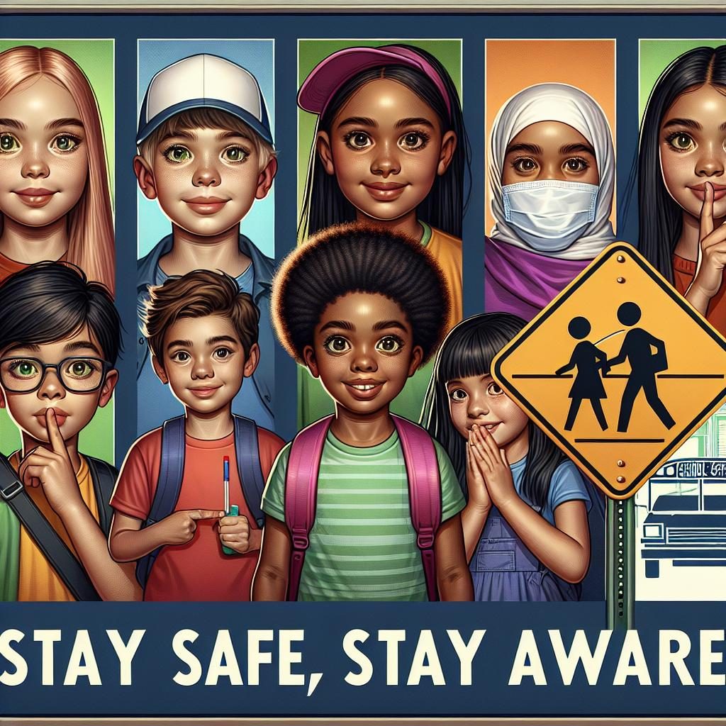 School safety awareness poster