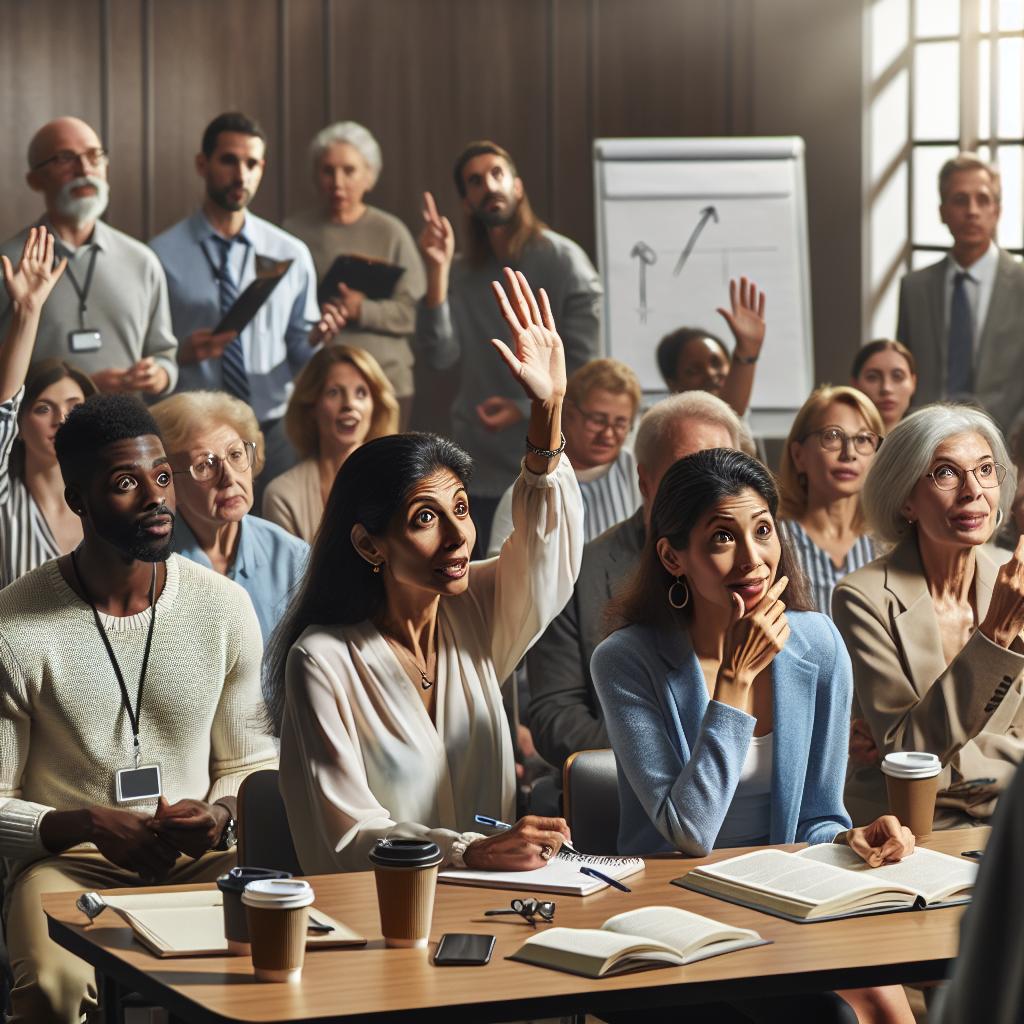 Community Meeting Unfolding Reactions