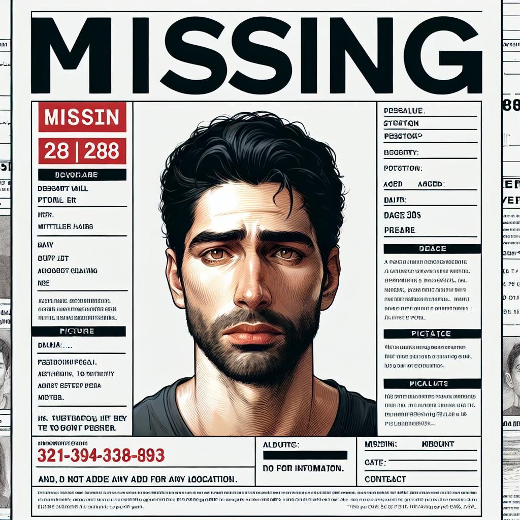 Missing Person Poster