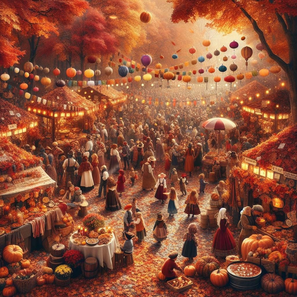 Autumn festival celebration