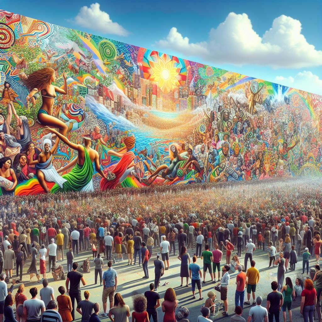 Vibrant Mural Celebration