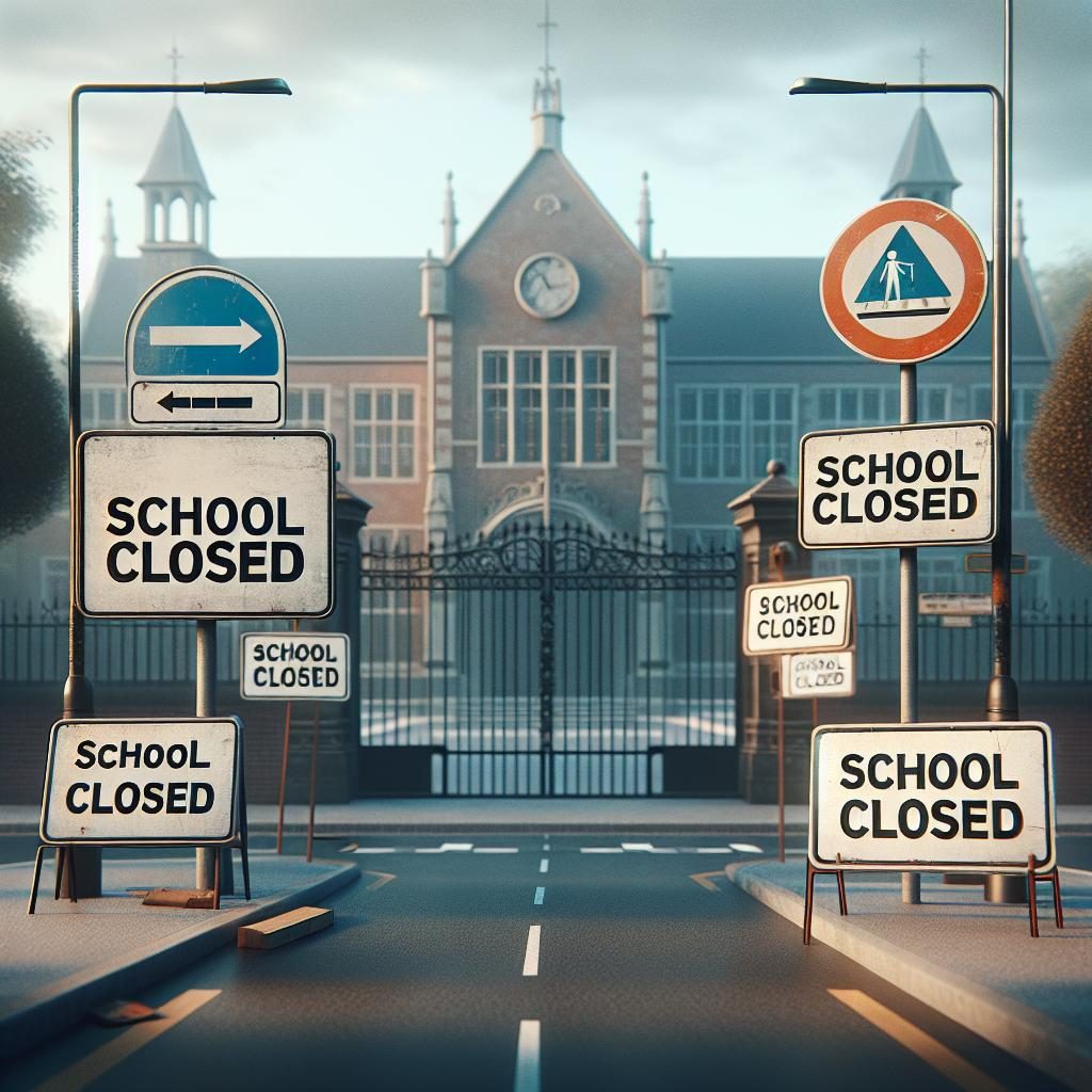 School Closed Signs