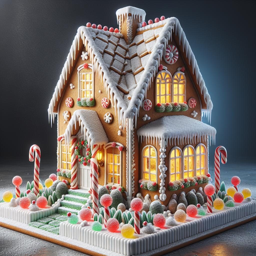 Gingerbread House Display