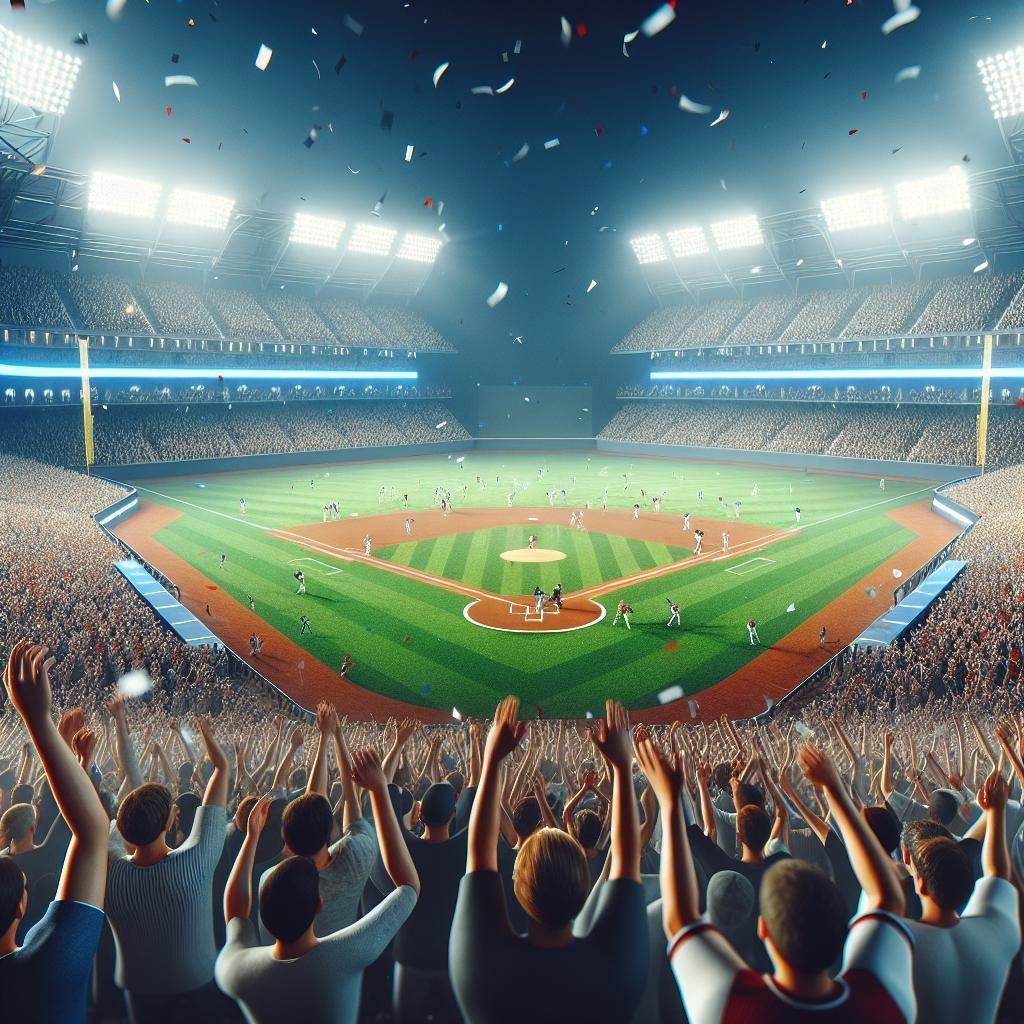 Celebration at Dodger Stadium