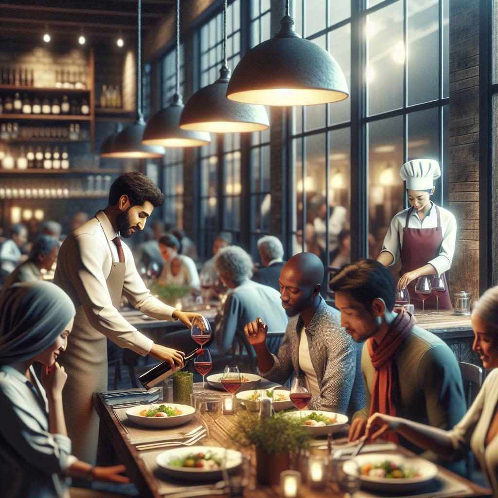 Vibrant Restaurant Scene