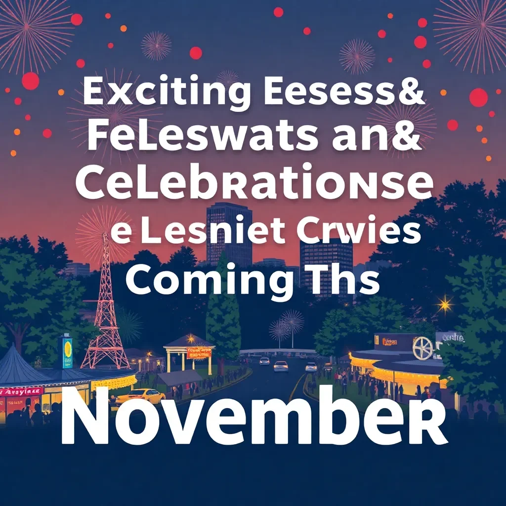 Exciting Events and Celebrations Coming to Greenville This November!