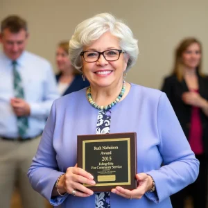 Greenville Honors Philanthropist Beverly Ward with Ruth Nicholson Award for Community Service