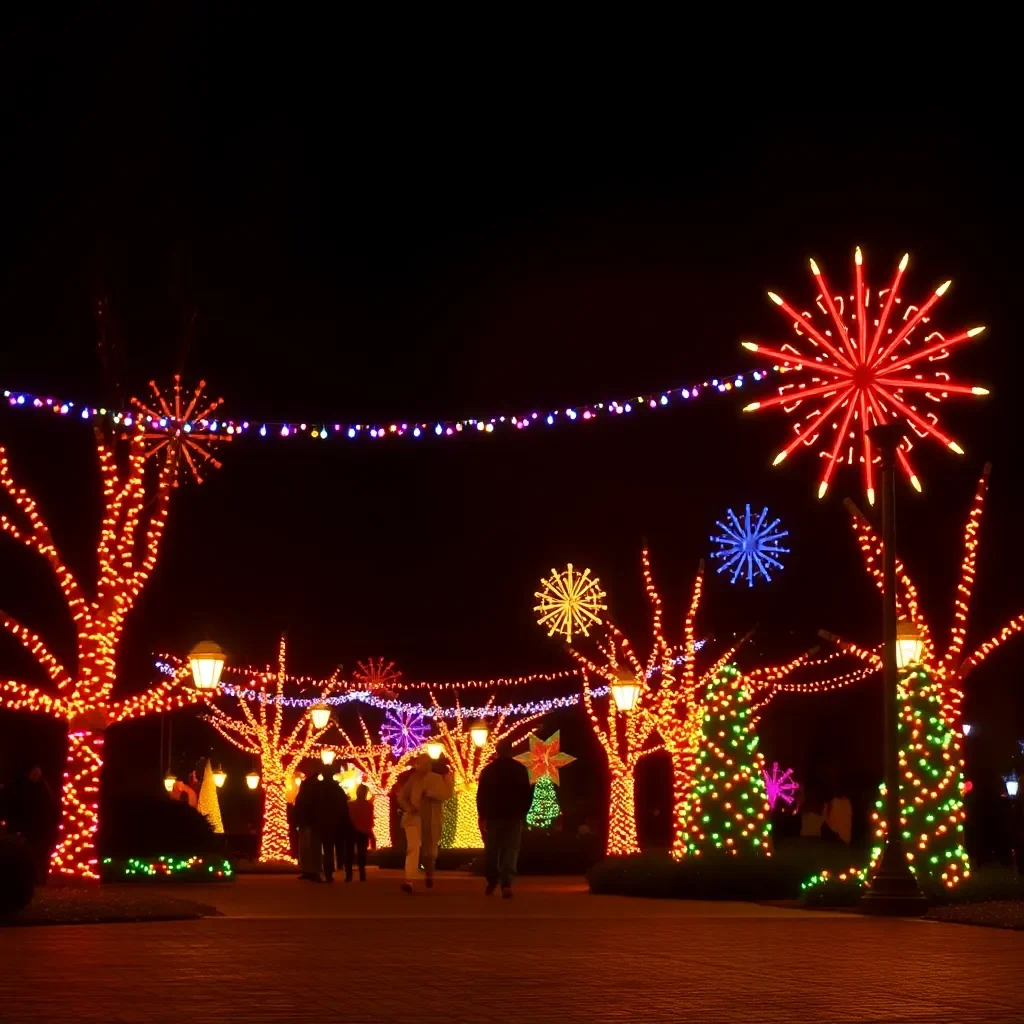 Greenville Unveils Holiday Magic with Spectacular Light Displays for All to Enjoy