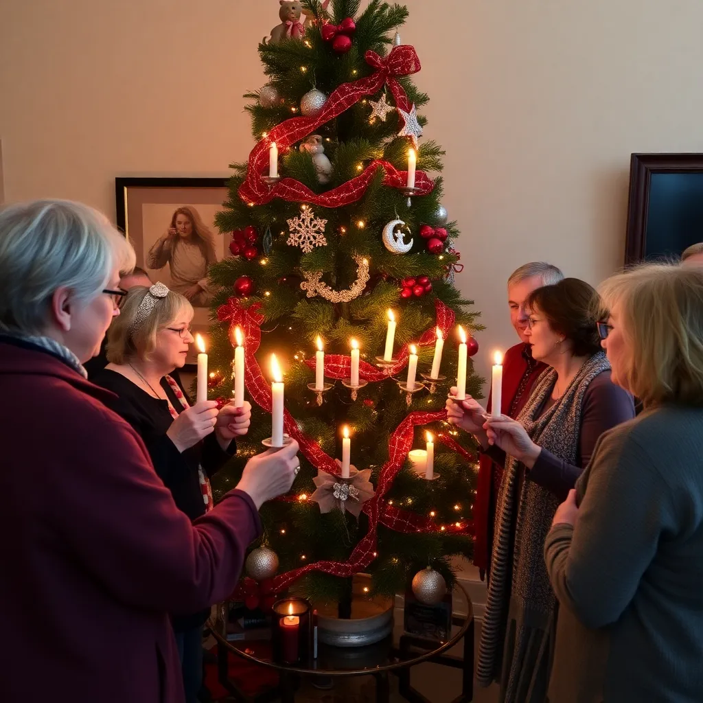 Greenville Community Unites for Emotional Tree Lighting Ceremony in Honor of Homicide and Traffic Accident Victims