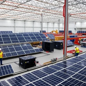 EnerSys energy storage manufacturing facility in Greenville County.