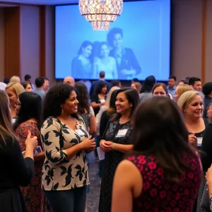 Women celebrating achievements in business at the 2024 SC Women in Business Awards