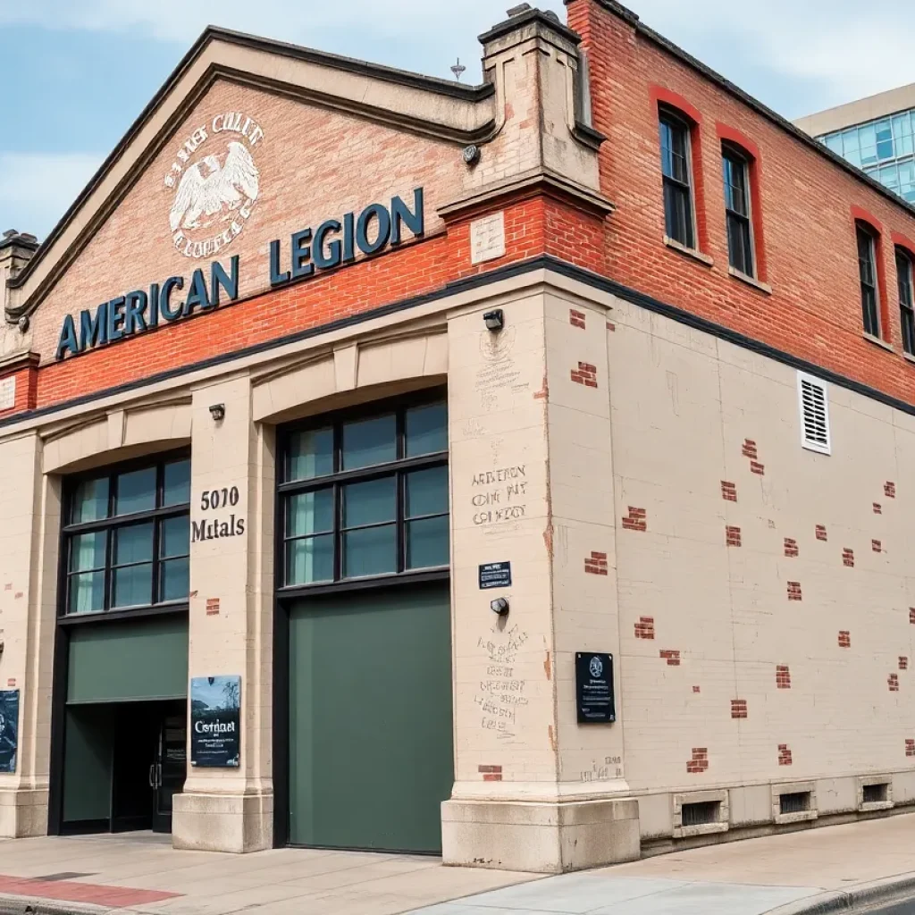 Historic American Legion building in Greenville awaiting demolition