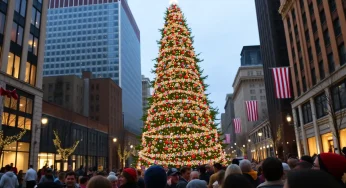 Greenville Kicks Off Holiday Season with Tree Lighting Ceremony