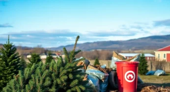 Greenville Offers Christmas Tree Disposal and Recycling