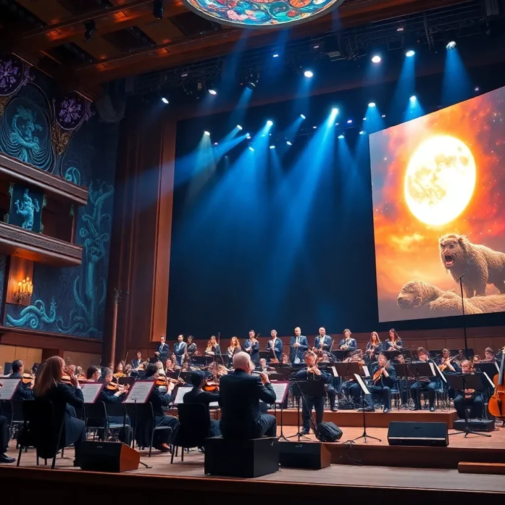 Greenville Symphony Orchestra performing Harry Potter live