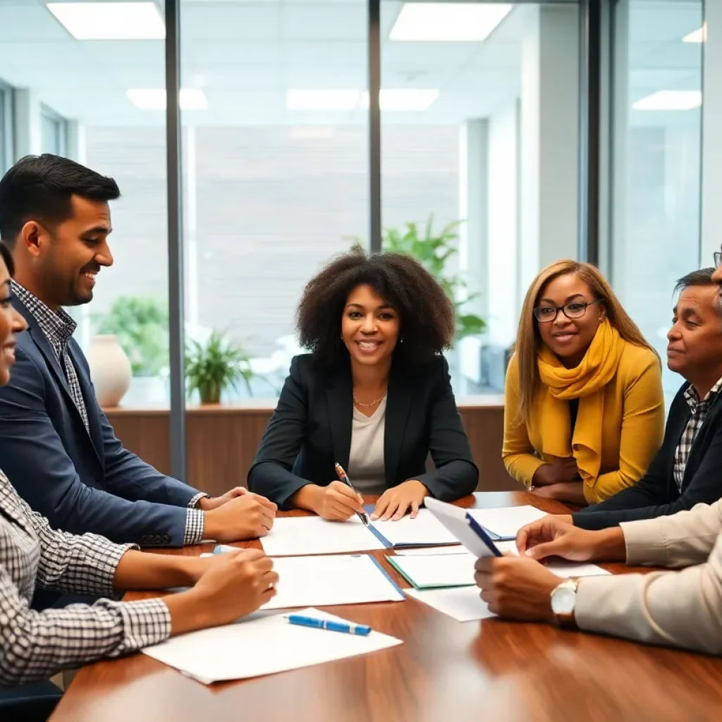 Greenwood Capital team in a financial planning meeting