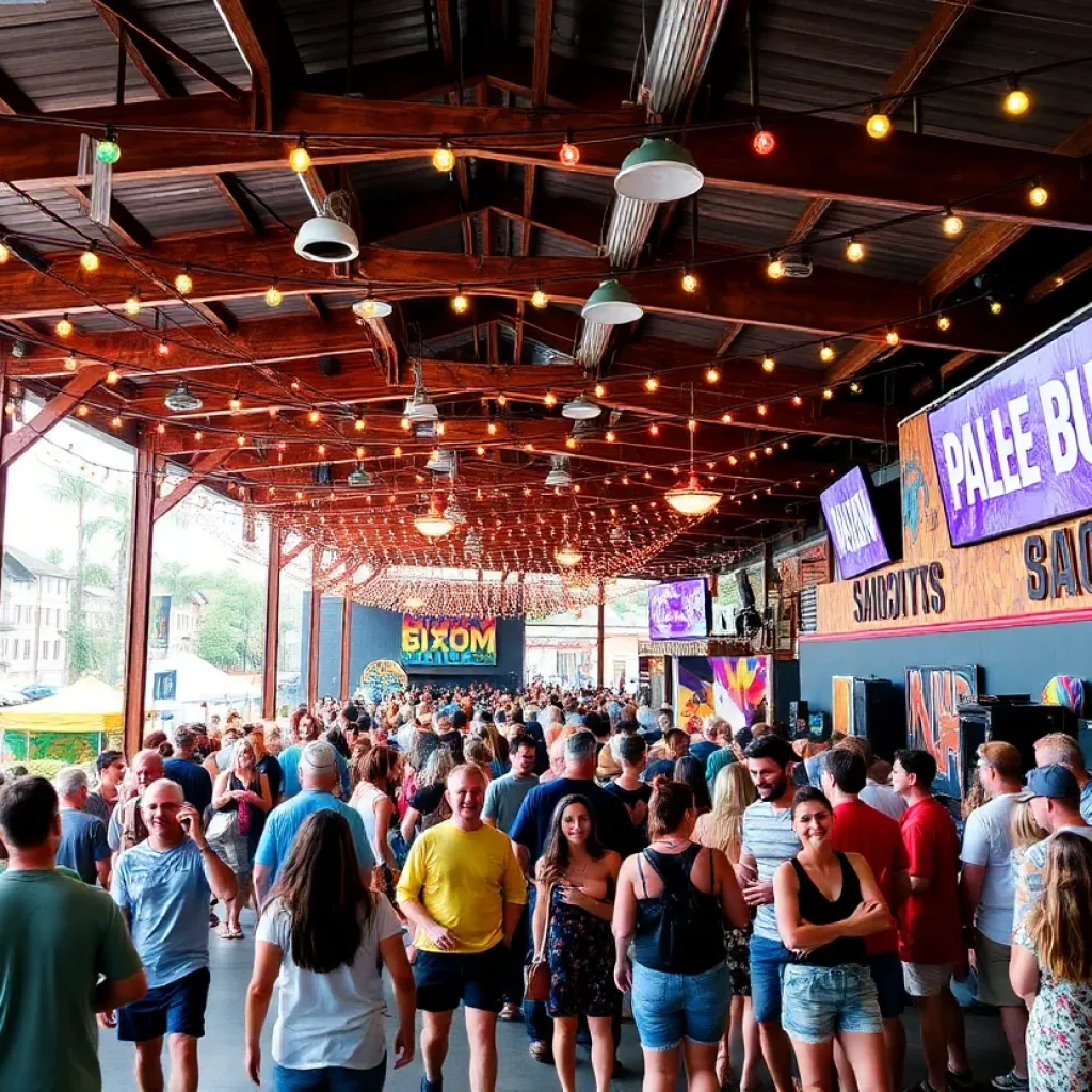 A vibrant entertainment venue featuring live music and art in Upstate South Carolina