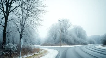 Winter Weather Advisory Issued for Columbia Area