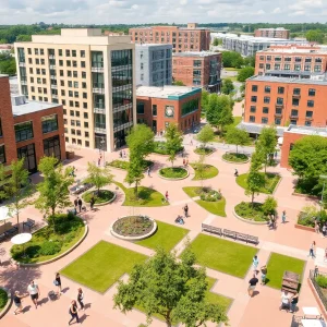 Rendering of the County Square redevelopment in Greenville