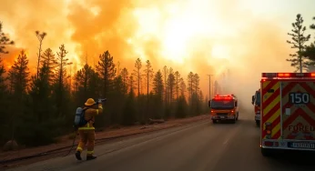 Greenville County Firefighters Tackle Multiple Wildfires