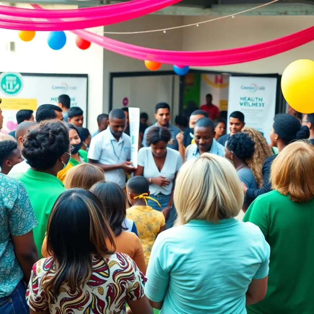 Community celebration for health and wellness in Greenville.