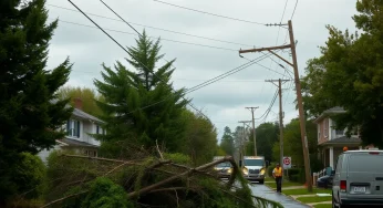 Power Restoration Efforts Underway After Tree-Related Outages in Greenville Area