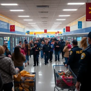 Chaos at Walmart Lancaster