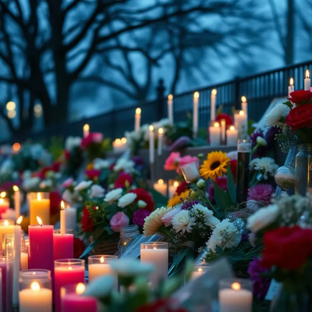 Community Memorial for Chesterfield County Accident