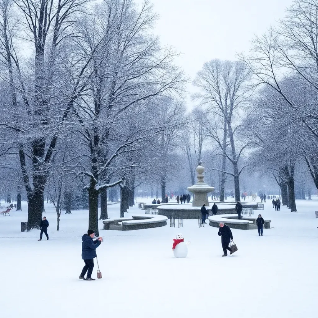 Columbia Winter Scene