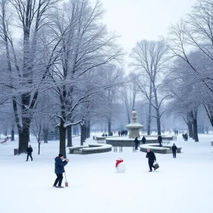Columbia Winter Scene