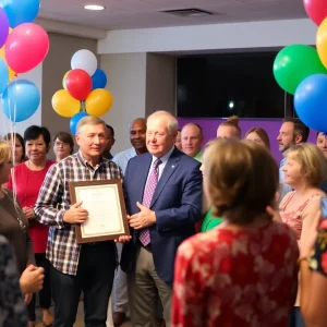 Celebration event in Greenville for Craig Brown